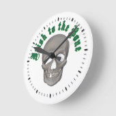Irisch zum Knochen Runde Wanduhr (Winkel)