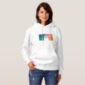 Irische Amerikanerin Hoodie (Vorne ganz)