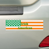 Irische amerikanische Flagge Autoaufkleber (Auf Auto)
