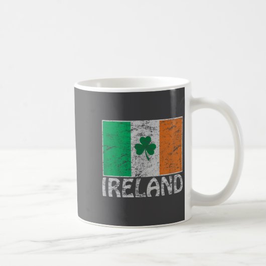 Irische & Irland Flagge Co. Ireland Flag Irish Kaffeetasse (Rechts)