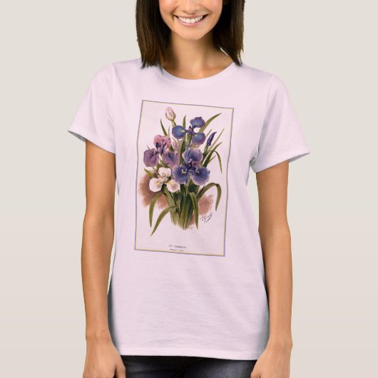 Irische antike botanische T - Shirt (Vorderseite)