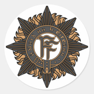 Irische Armee Runder Aufkleber