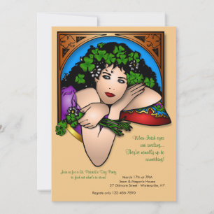 Irische Augen St. Patrick's Day Einladung