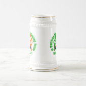 Irische australische Mädchen St Patrick's Day Bierglas (Mittel)
