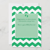 Irische Babyparty-Einladung Einladung (Rückseite)