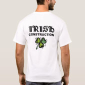 Irische Bau-Front T-Shirt (Rückseite)