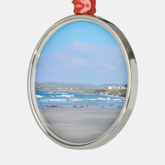 Irische beachs silbernes ornament (Links)