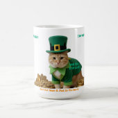 Irische beste Katzenmutter der Welt Kaffeetasse (Mittel)