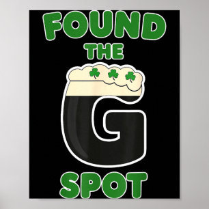 Irische Bier Shamrocks St Patricks Trinken Poster