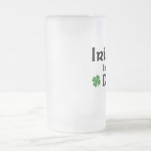 Irische Bier-Tasse Mattglas Bierglas (Mittel)