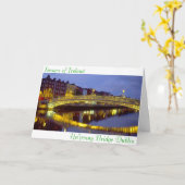 Irische Bilder für Grußkarte Karte (Gelbe Blume)