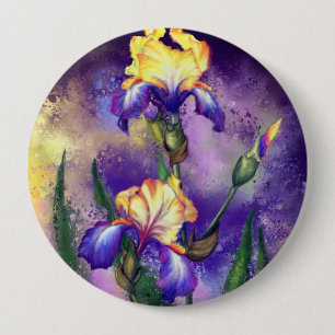 Irische Blume Button