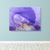 Irische Blume Kunstdrucke Leinwand Lila Iris (Insitu (Holzboden))