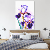 *~* Irische Blume Künstlerische Malerei AP84 Iris Leinwanddruck (Insitu (Schlafzimmer))