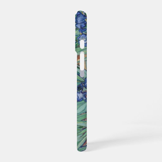Irische Blume Van Gogh Floral Art Mit Monogramm iPhone 16 Hülle (Linke Seite)
