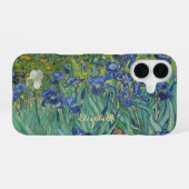 Irische Blume Van Gogh Floral Art Mit Monogramm iPhone 16 Hülle (Rückseite (Horizontal))