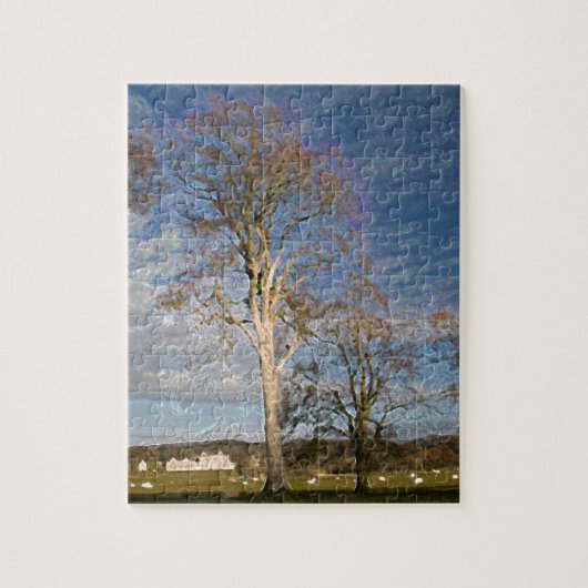 Irische Buchen Puzzle (Vertikal)