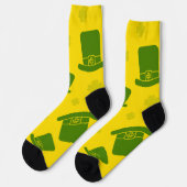 Irische Charme-Crew-Socken Socken (Linkes Detail)