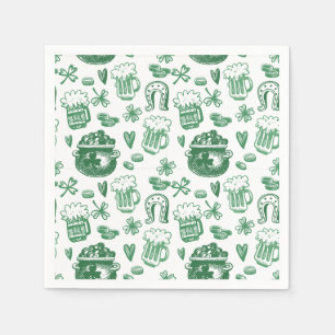 Irische Charme-Papier-Party-Servietten Serviette