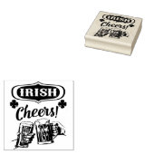 Irische Cheers Gummistempel (Stempel)