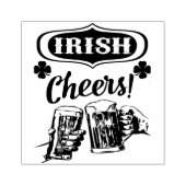 Irische Cheers Gummistempel (Prägung)