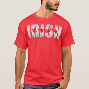 Irische Chicago-Flagge St. Patricks Day T-Shirt