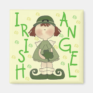 Irische Engels-T - Shirts und Geschenke Magnet