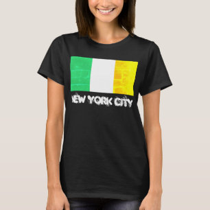 Irische Erbesflagge von New York City T-Shirt