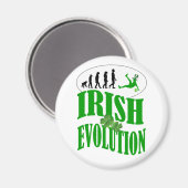 Irische Evolution Magnet (Vorderseite/Rückseite)