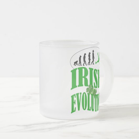 Irische Evolution Mattglastasse (VorderseiteRechts)