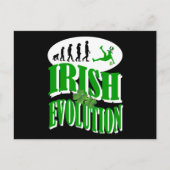 Irische Evolution Postkarte (Vorderseite)