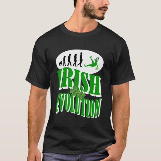 Irische Evolution T-Shirt (Vorderseite)