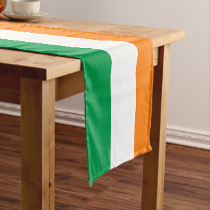 irische Fahne & Sports Fan house decor / Ireland t Kurzer Tischläufer