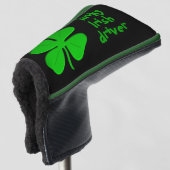 Irische Fahrermappe von dalDesignNZ Golf Headcover (3/4 Vorderseite)