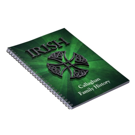 Irische Familiengeschichte Notizblock (Rechte Seite)
