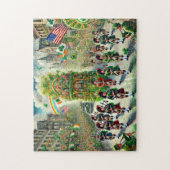 Irische Feier, St. Patrick's Day Parade Puzzle (Vertikal)
