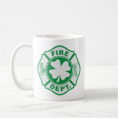 Irische Feuer-Abteilung Kaffeetasse (Links)