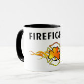 Irische Feuerwehrmann-Tasse Tasse (Vorderseite Links)