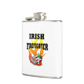 Irische Feuerwehrmänner Flachmann (Links)