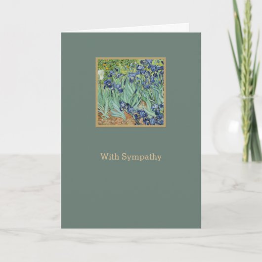 Irische Fine Art Custom Sympathy Card Karte (Vorderseite)