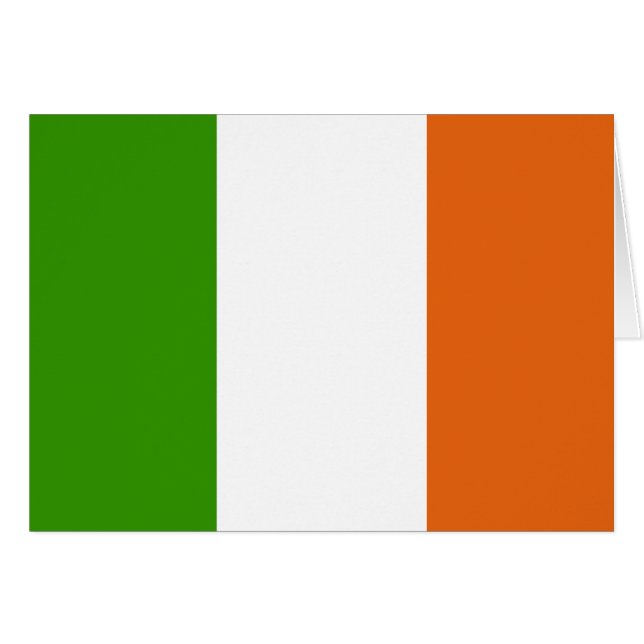 irische Flagge (Vorderseite (Horizontal))