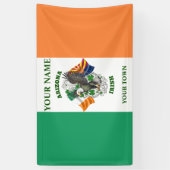 irische Flagge - Arizona irisch Banner (Vertikal)