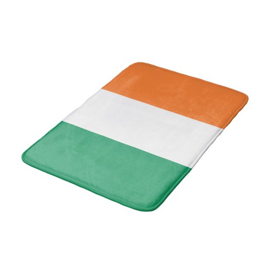 Irische Flagge Badematte (Schrägansicht)