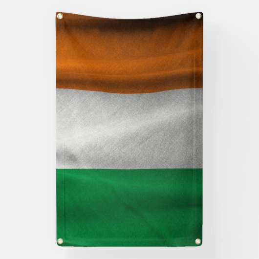 irische Flagge Banner (Vertikal)