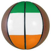 Irische Flagge Basketball (Vertikal)