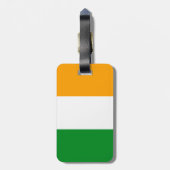 Irische Flagge benutzerdefinierbar Gepäckanhänger (Rückseite vertikal)