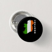 Irische Flagge Button (Vorne & Hinten)