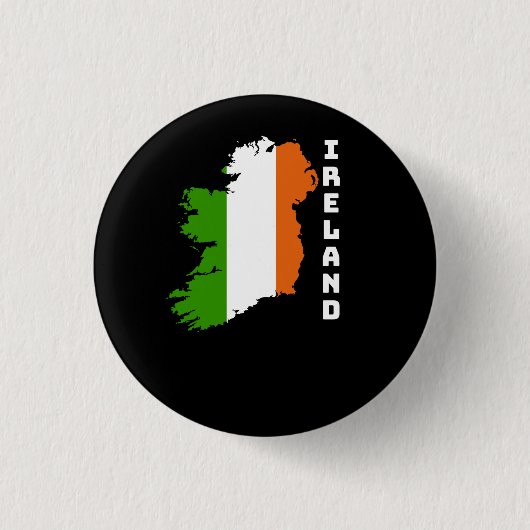 Irische Flagge Button (Vorderseite)