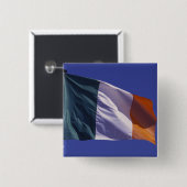 irische Flagge Button (Vorne & Hinten)