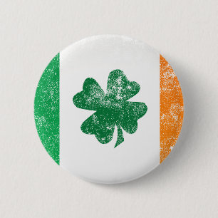 Irische Flagge Button